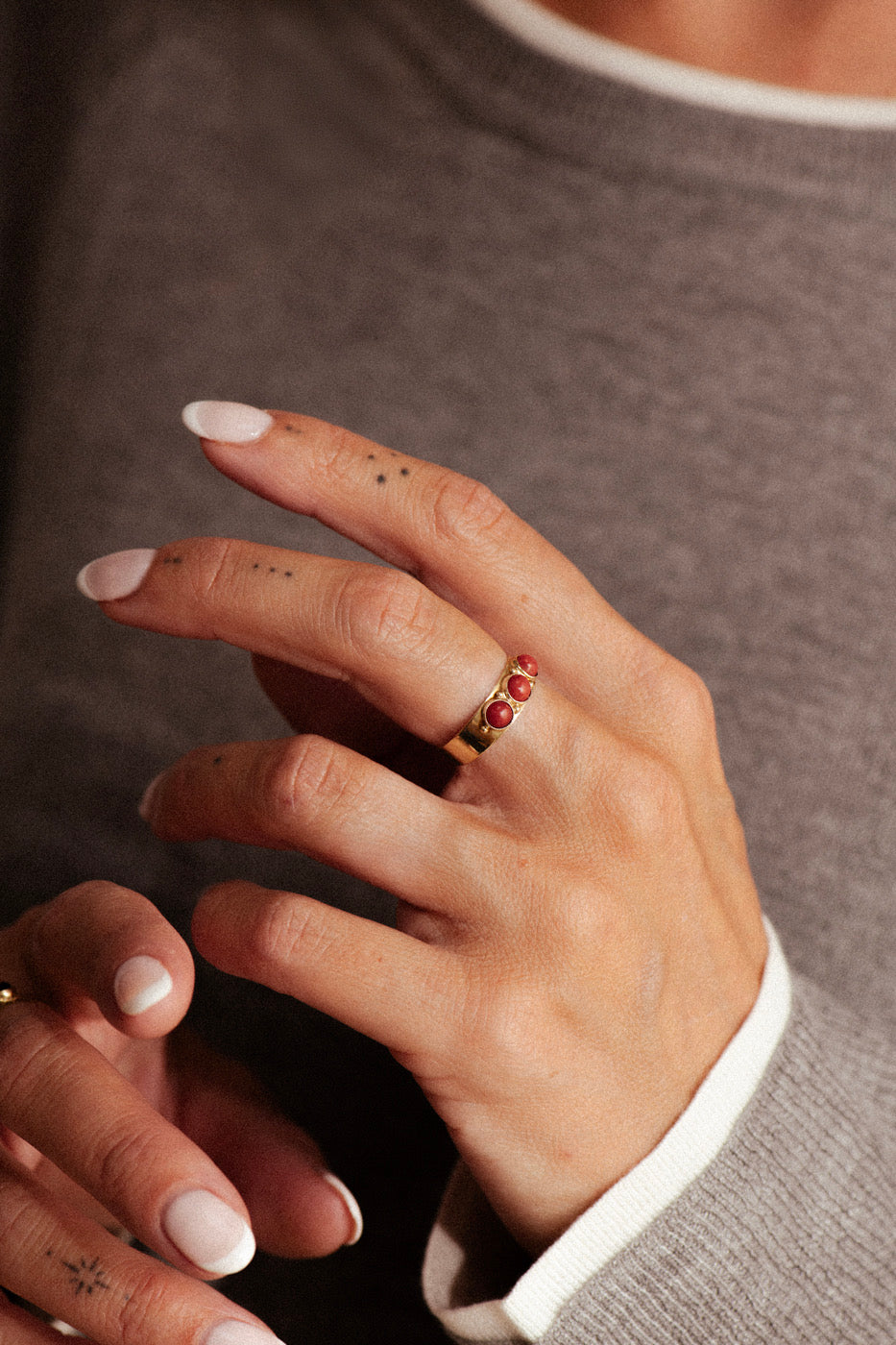 Vintage Triple Coral
