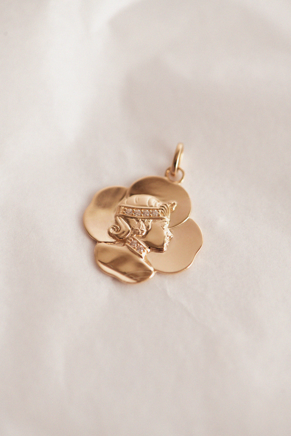 Solid Dahlia Pendant