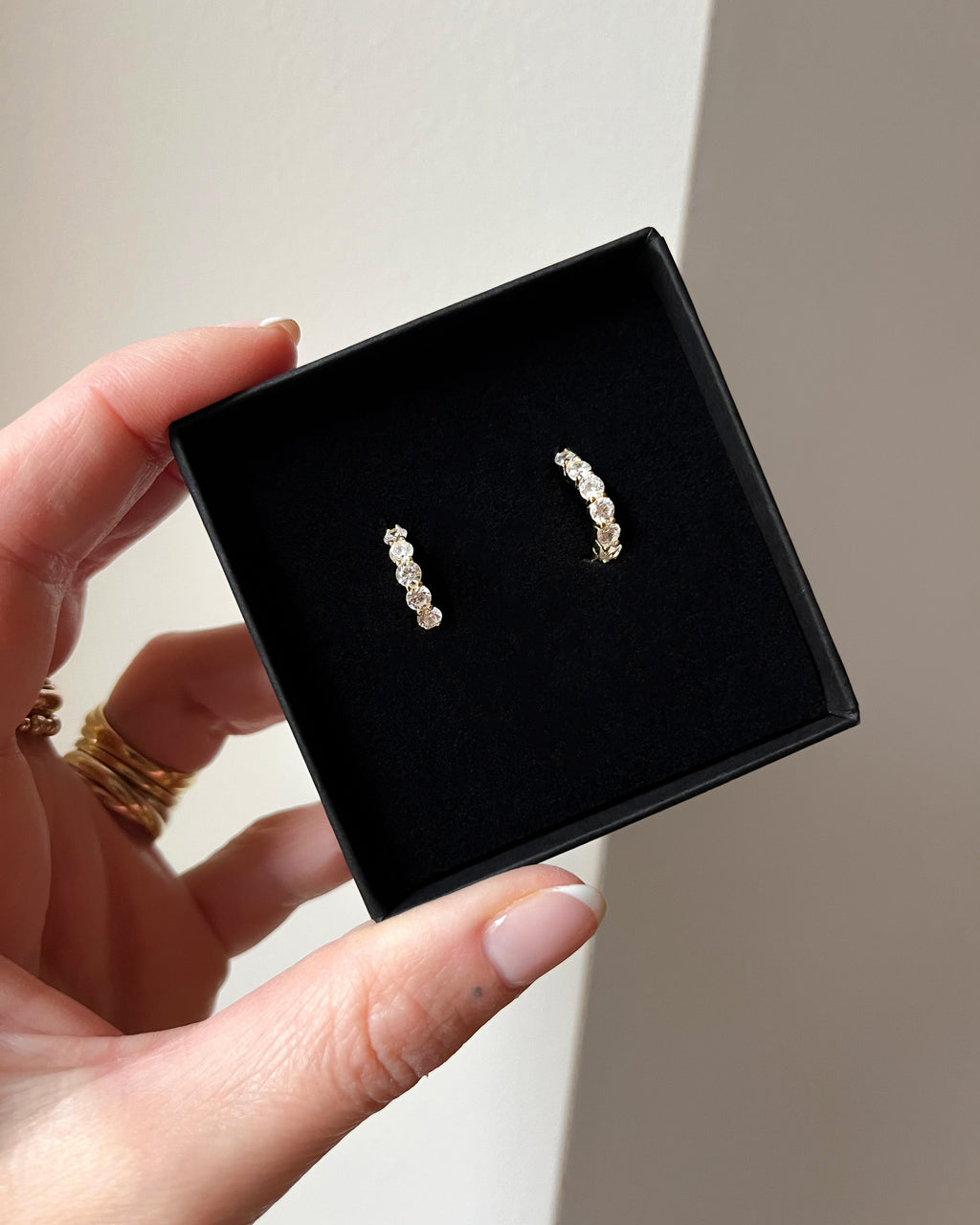 Strass Earcuff Gold