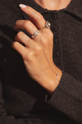 Luxe Single Silver Handbracelet