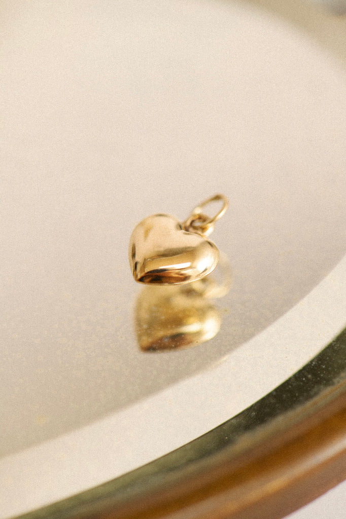 Vintage Heart Charm 3