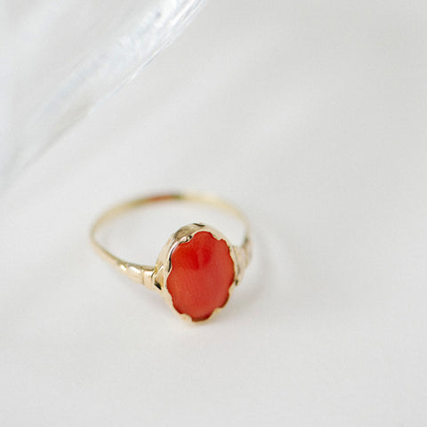 Vintage Coral ring