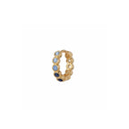 Multi Blue Swarovski Clip