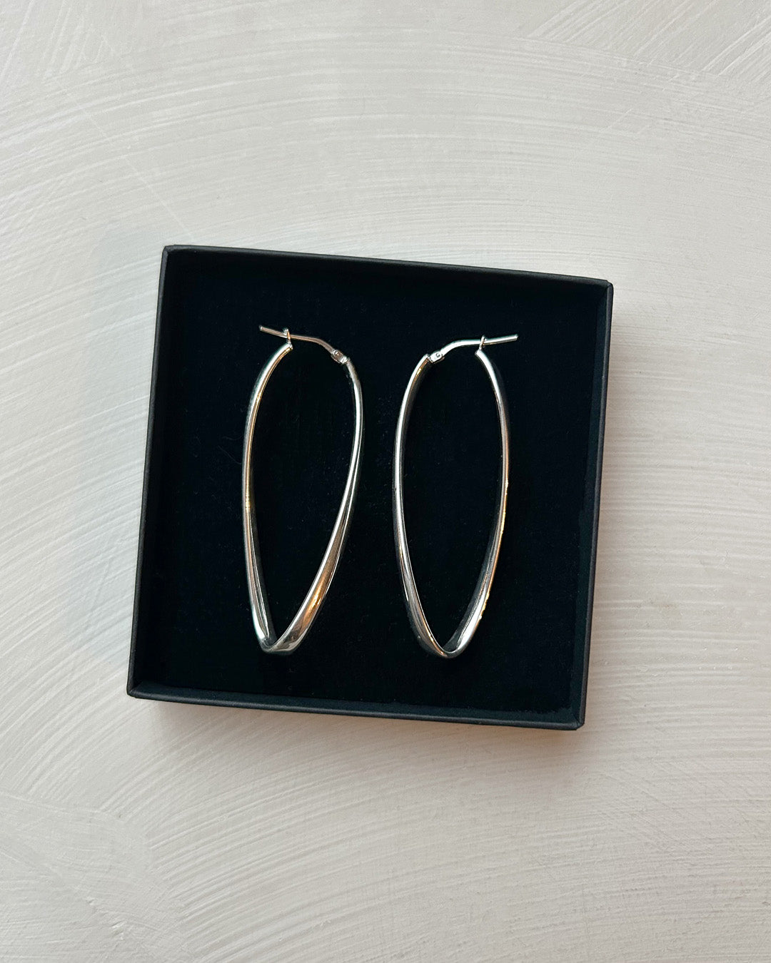 Oval twist Silver