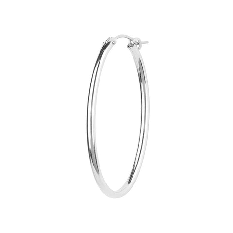 Classy Oval large Silver