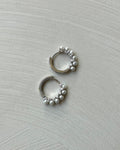 Perla Silver hoops