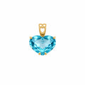 Vintage Topaz Heart