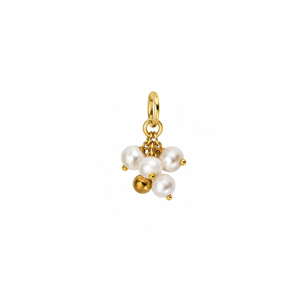 Vintage Pearl Cluster Charm