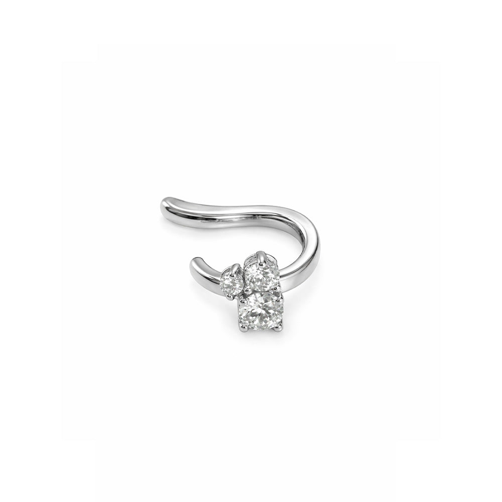 Triple Earcuff Silver