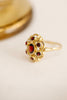 Vintage Garnet Flower