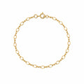 Oval Twist Ankle Bracelet