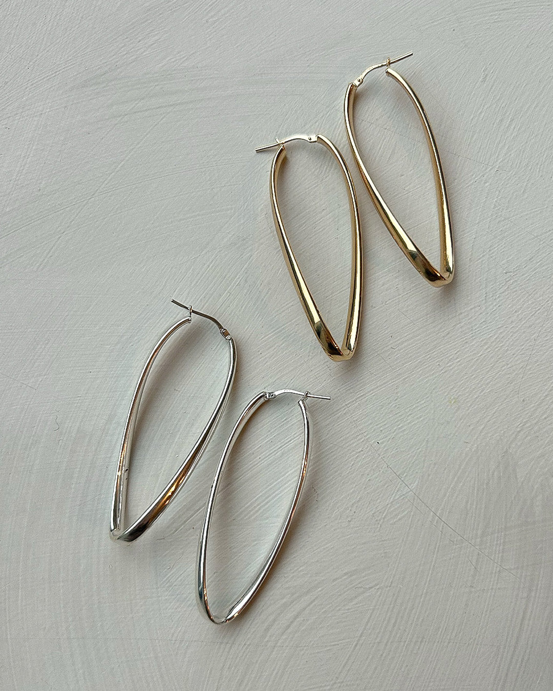 Oval twist Silver