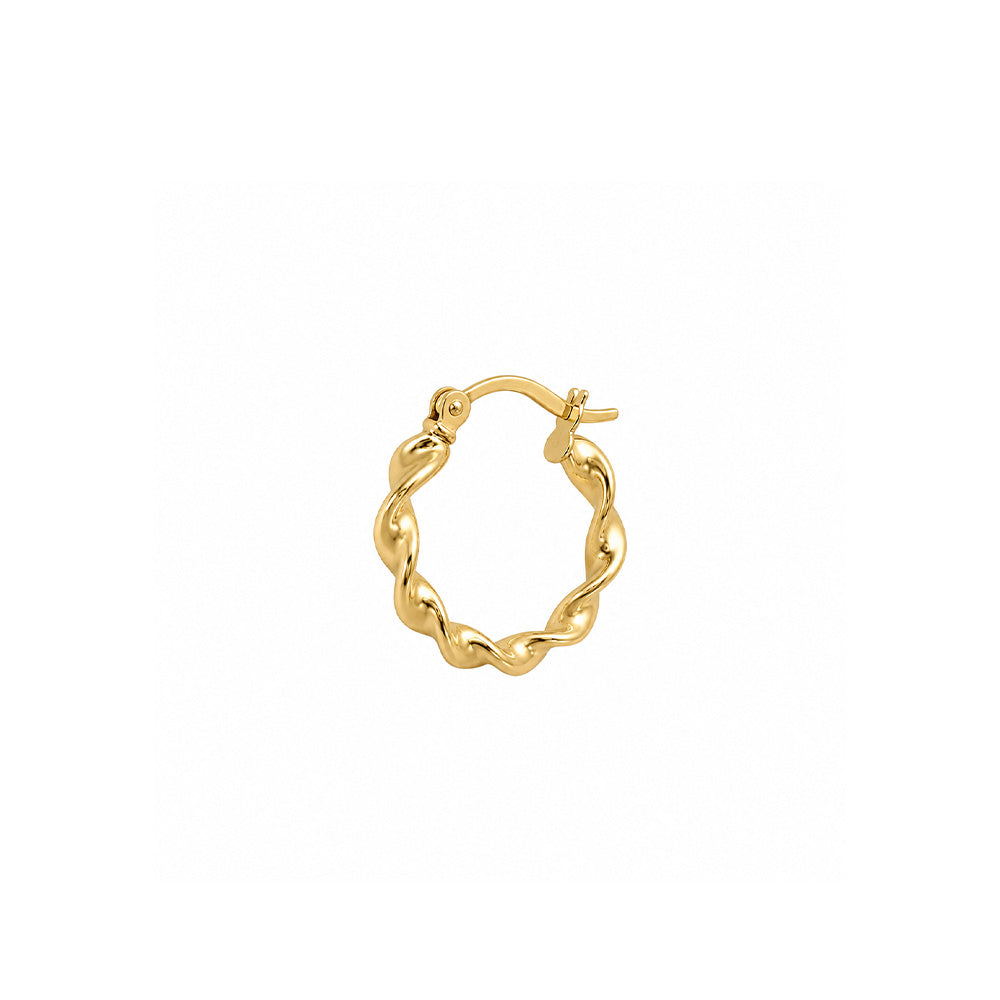 Twisted Hoop Medium