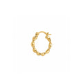 Twisted Hoop Medium