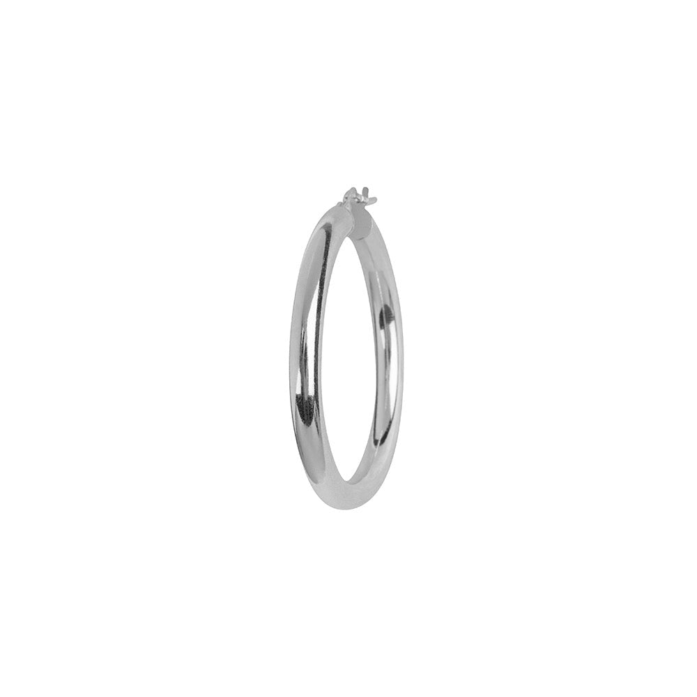 Classic Silver hoops