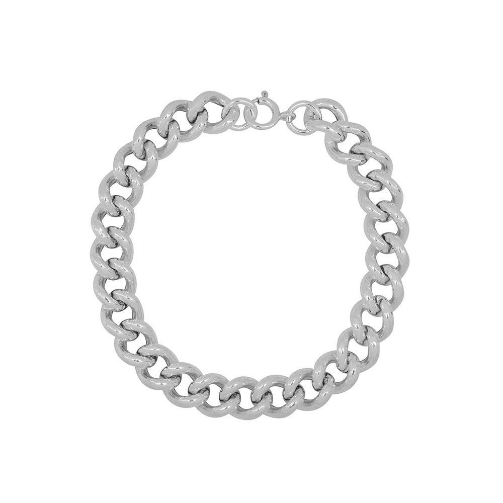 Curb Silver bracelet