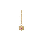 Solid gold Ruby Rose