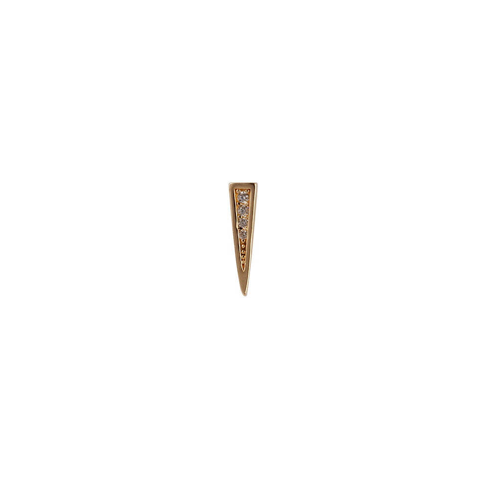 Arrow white stud